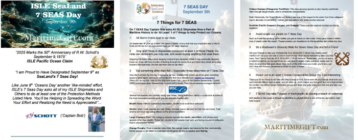 ISLE SeaLand Seven Seas Day September 9th